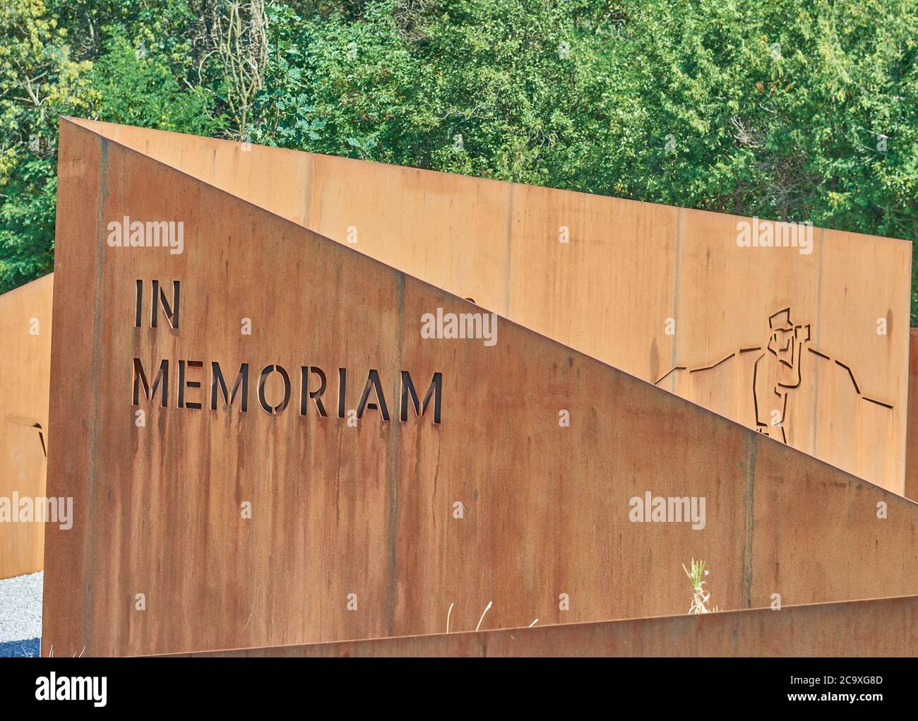Monumento in ricordo degli ungheresi caduti durante il primo Guerra mondiale a Solkan (slo) Foto Stock