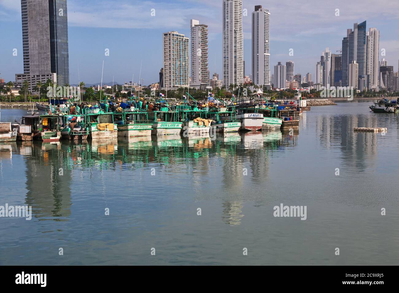 Il porto della città di Panama, America Centrale Foto stock - Alamy
