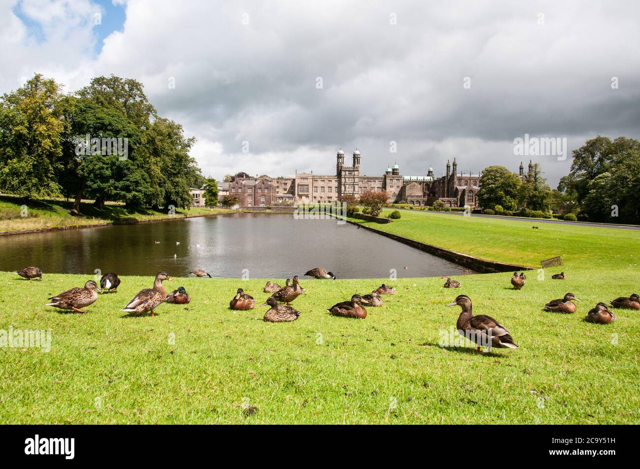 In tutto il Regno Unito - Stonyhurst College, Hurst Green, Clitheroe, Lancashire, Regno Unito Foto Stock