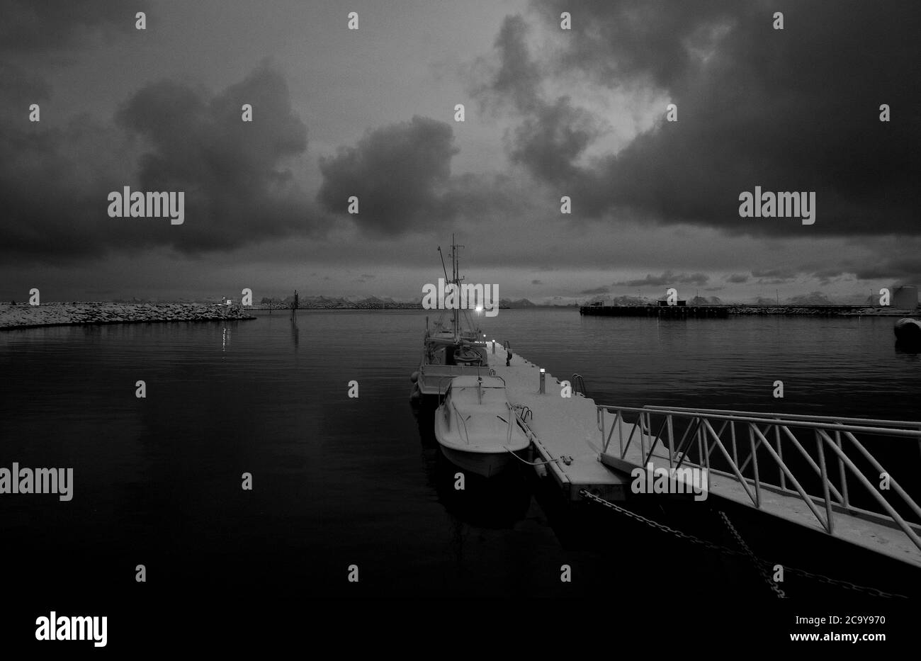 Andenes, isola di Andoya, Vesteralen, Norvegia, Scandinavia, Europa Foto Stock