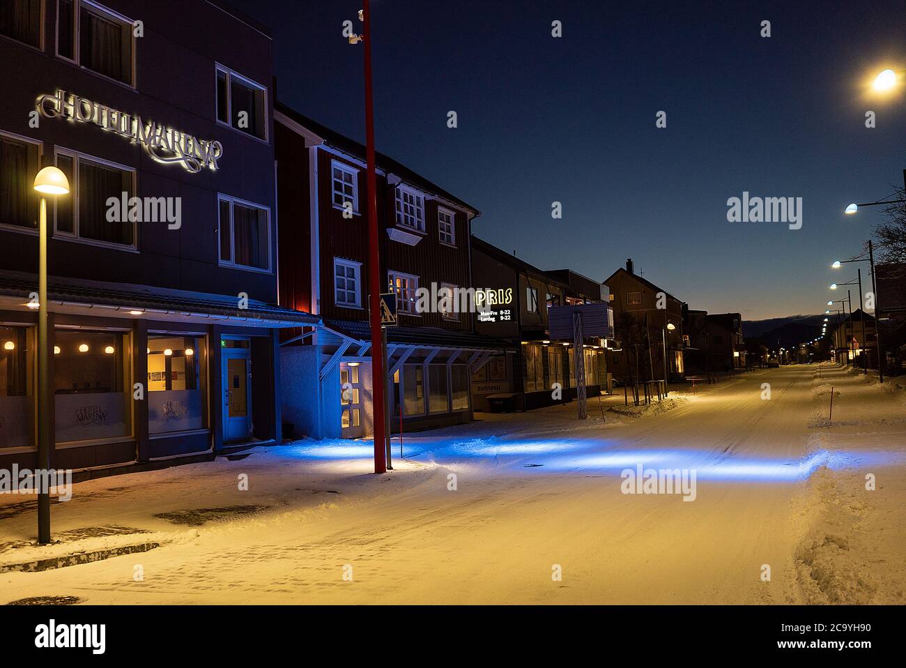 Andenes, isola di Andoya, Vesteralen, Norvegia, Scandinavia, Europa Foto Stock