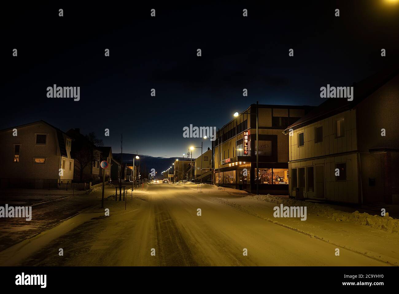 Andenes, isola di Andoya, Vesteralen, Norvegia, Scandinavia, Europa Foto Stock