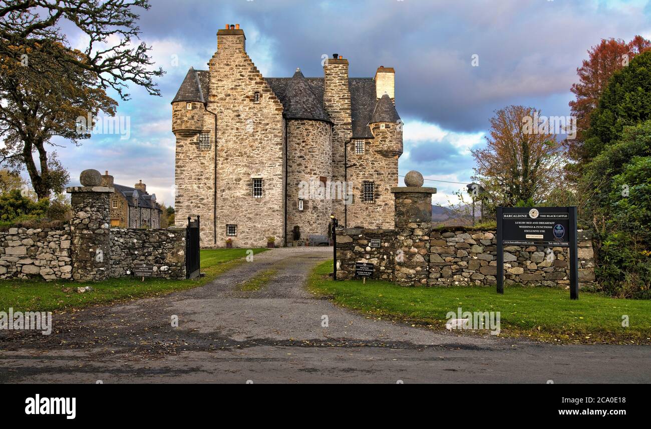 Castello di Barcaldine, Oban, Scozia Foto Stock