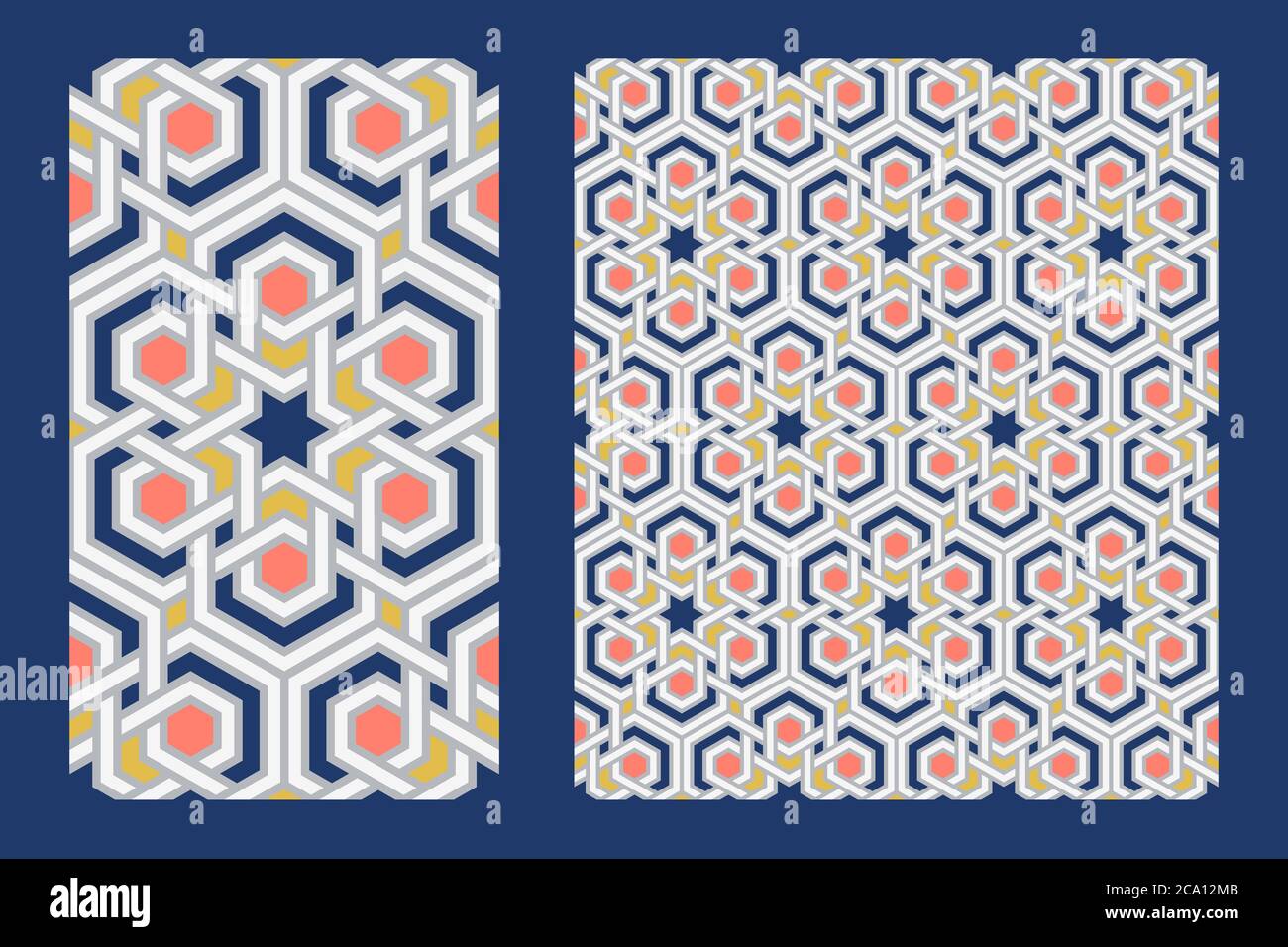 Tradizionale arabico islam geometrico art. Pavimento singolo piastrella e arabesco modello di ripetizione senza cuciture. Piastrelle da parete a motivi marocchini. Illustrazione vettoriale. Illustrazione Vettoriale