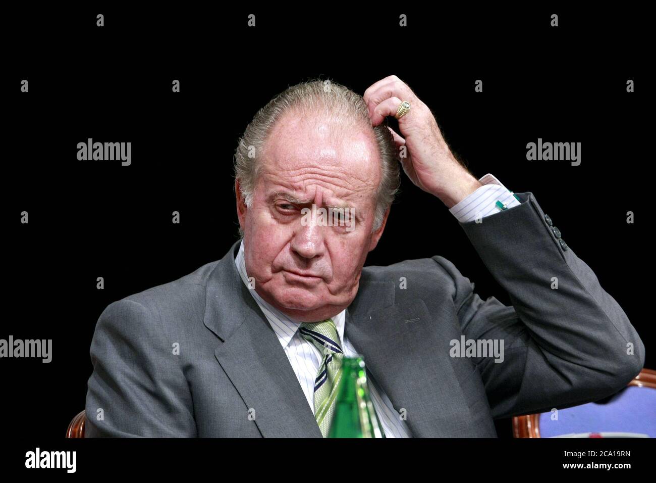 Madrid, Spagna. 3 agosto 2020. Archivio Foto 2008.This day 03/08/2020 Re Juan Carlos ha comunicato a Felipe VI la sua 'decisione premurosa' di muoversi a vivere fuori dalla Spagna di fronte alla ripercussione pubblica di 'alcuni eventi passati' nella sua vita privata, Credit: Juan Carlos Rojas | Usage worldwide/dpa/Alamy Live News Foto Stock