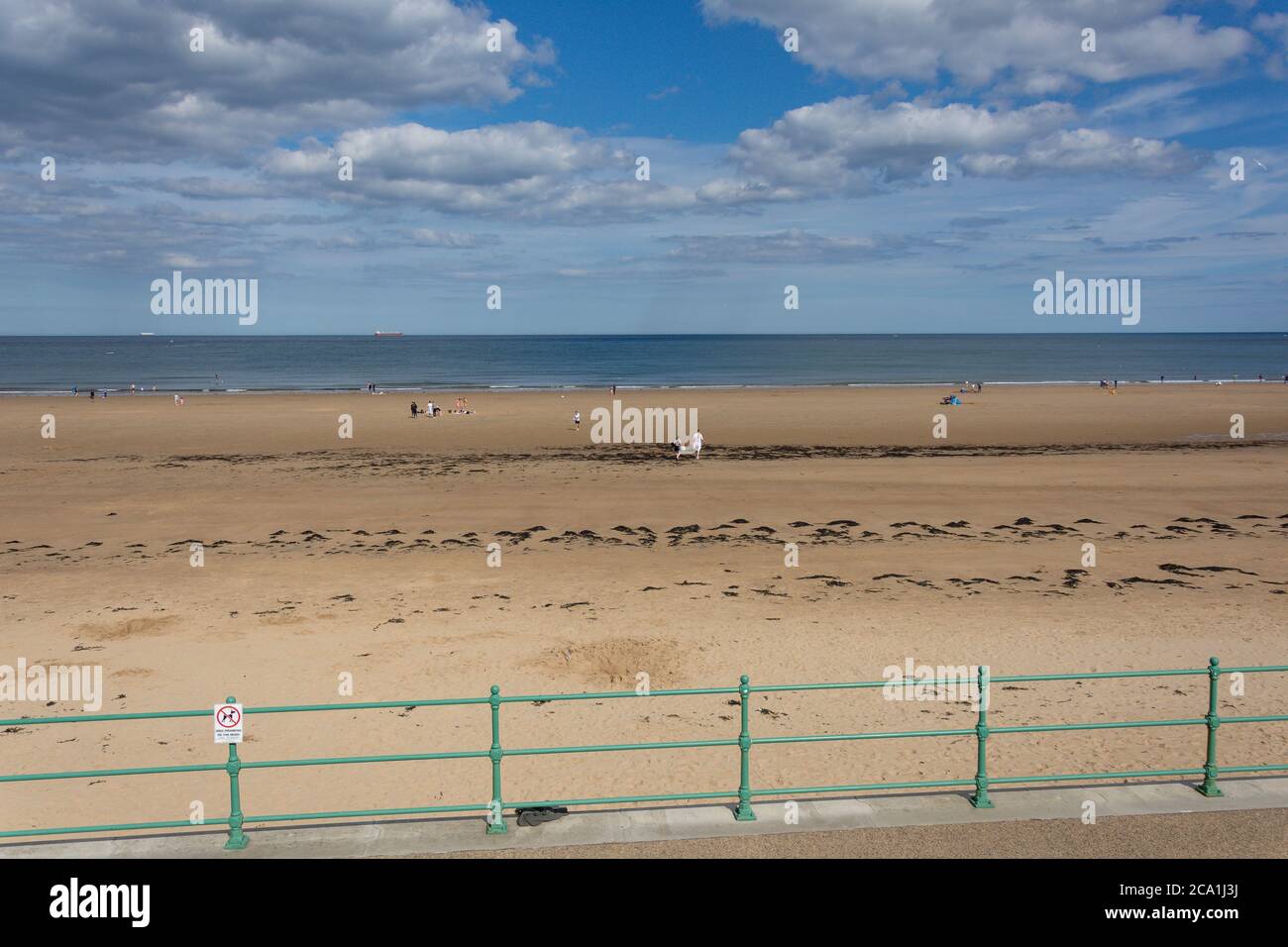 A Seaburn spiaggia in estate, Seaburn, Sunderland, Tyne and Wear, England, Regno Unito Foto Stock