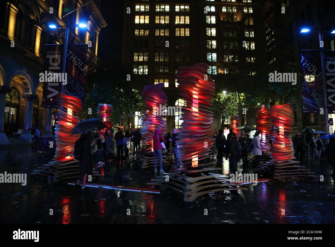 Vivid Sydney 2015. Foto Stock