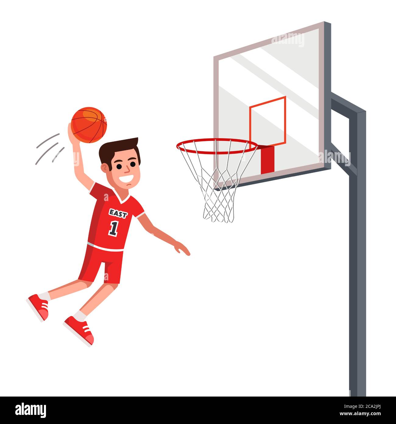 Il ragazzo tira un basket Immagine e Vettoriale - Alamy