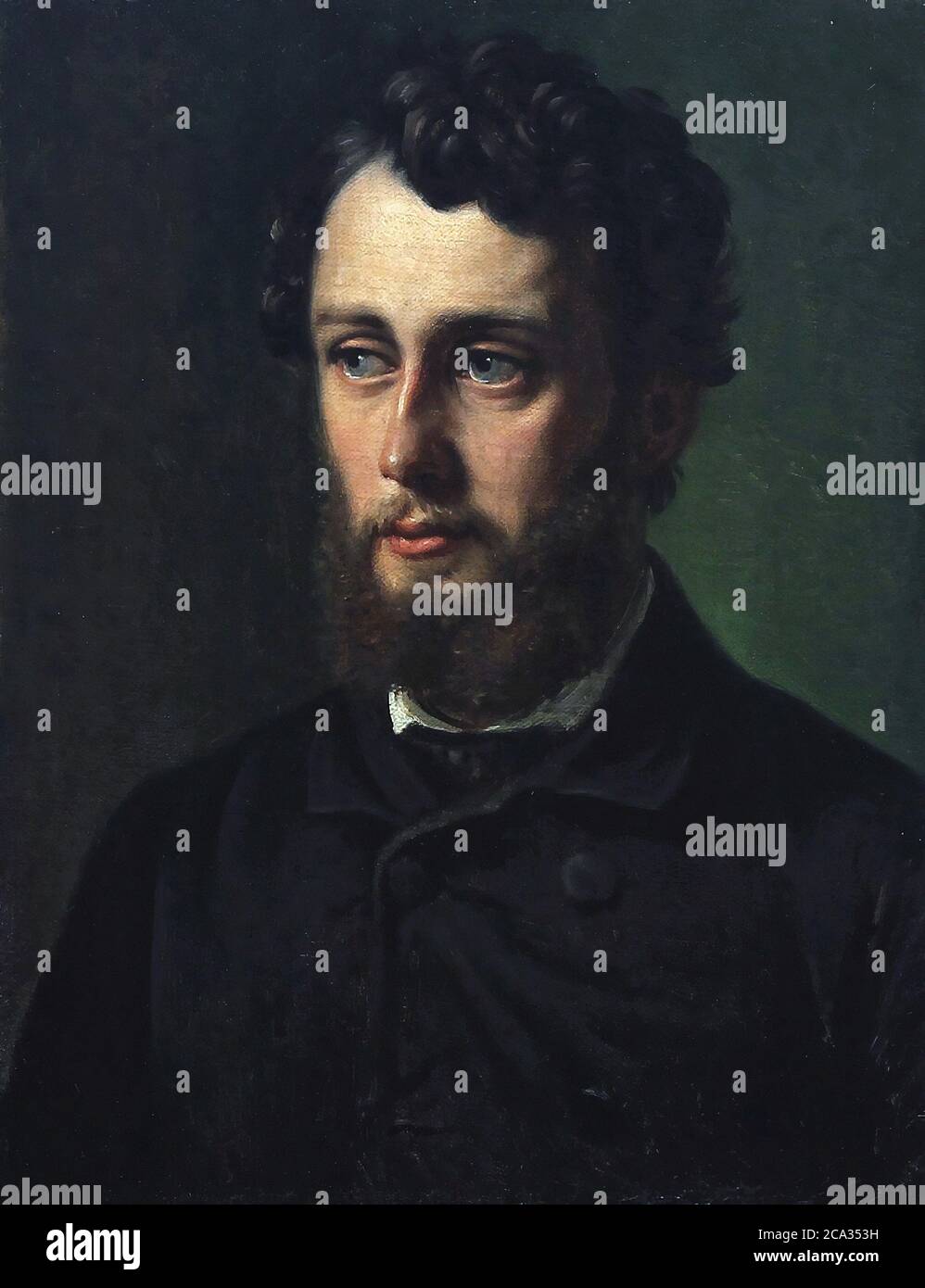 Marstrand Nicolai Wilhelm - Ritratto di un Gentleman - Scuola Danese - XIX e inizio XX secolo Foto Stock