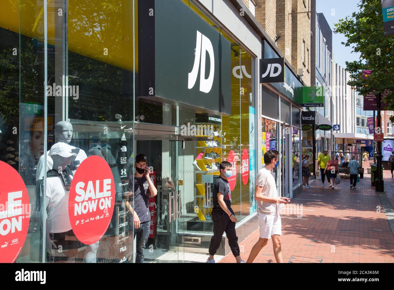 Negozio JD Sports, Reading Foto Stock