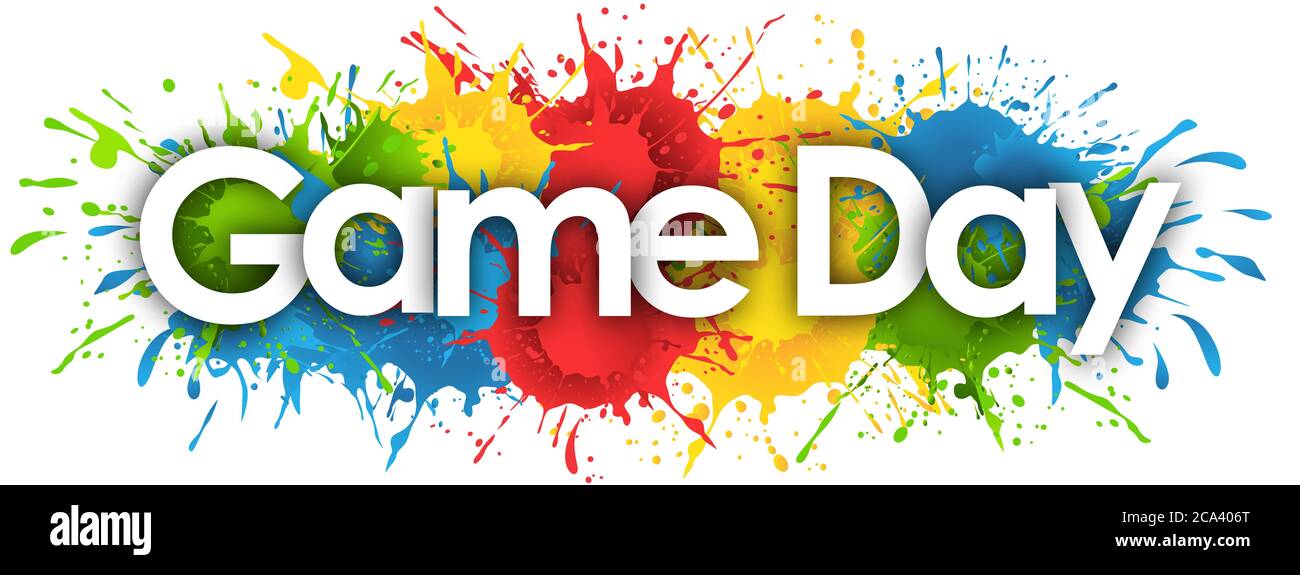 Game Day in background Foto Stock