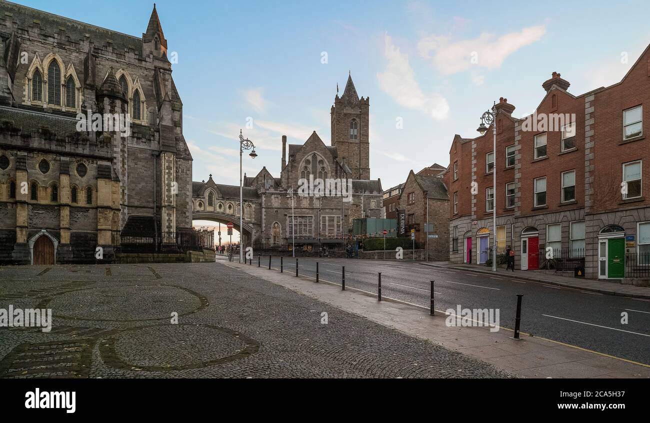 La cattedrale di Christ Church, Dublino, Irlanda Foto Stock