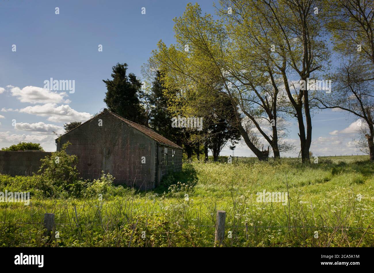 Fattoria o stabile a Chislet, Kent, Inghilterra. Foto Stock