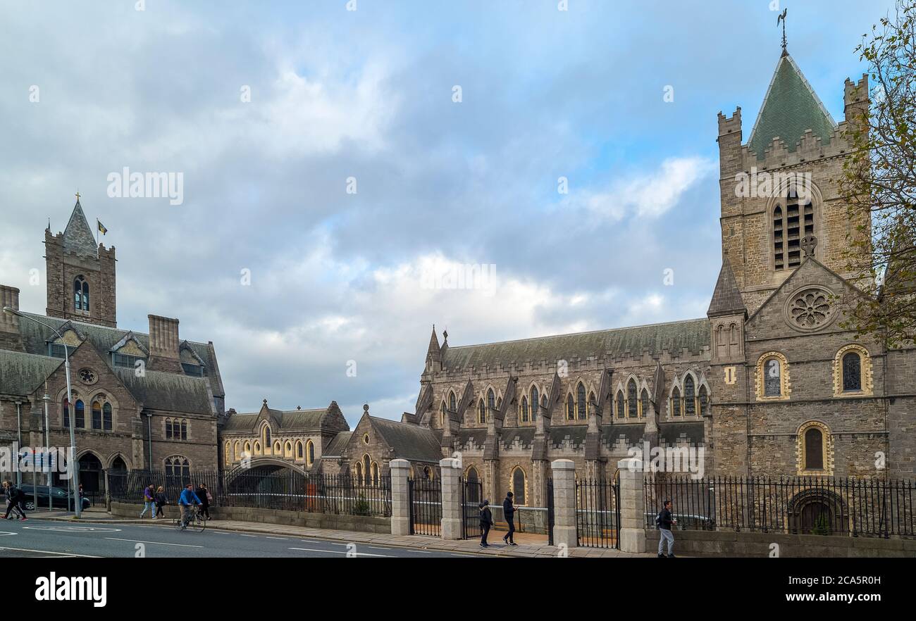 La cattedrale di Christ Church, Dublino, Irlanda Foto Stock