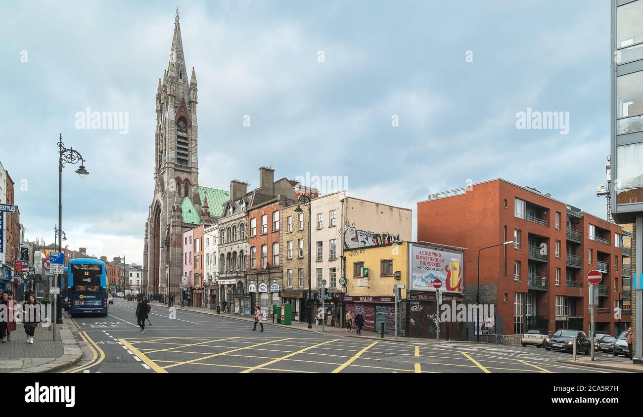 Chiesa cattolica di Sant'Agostino e Giovanni Battista, Dublino, Irlanda Foto Stock