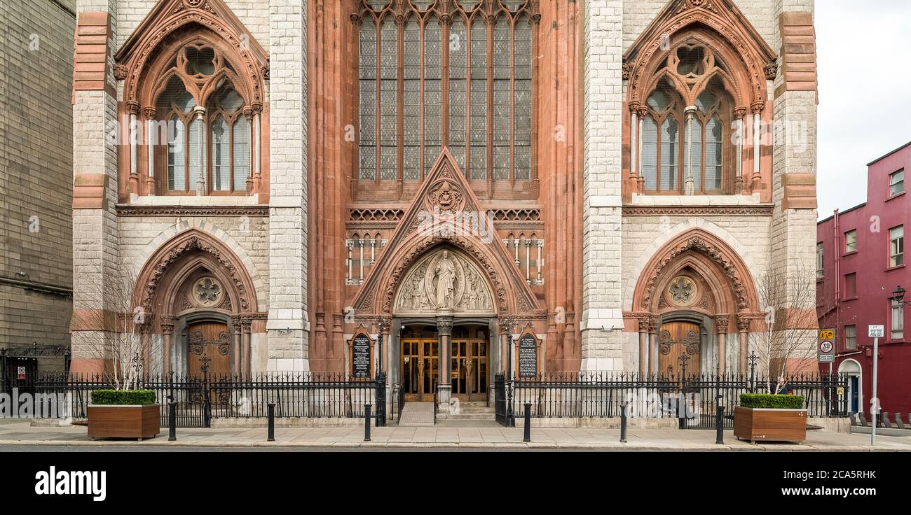 Chiesa cattolica di Sant'Agostino e Giovanni Battista, Dublino, Irlanda Foto Stock