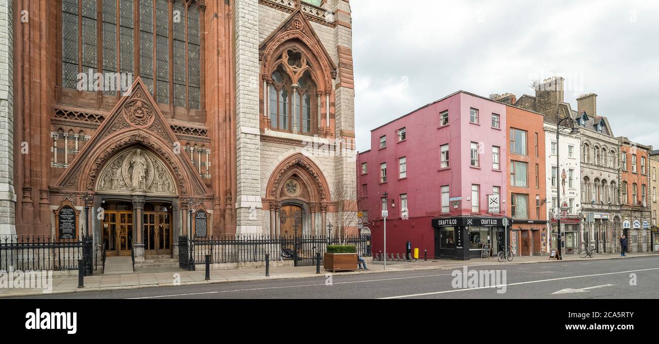 Chiesa cattolica di Sant'Agostino e Giovanni Battista, Dublino, Irlanda Foto Stock