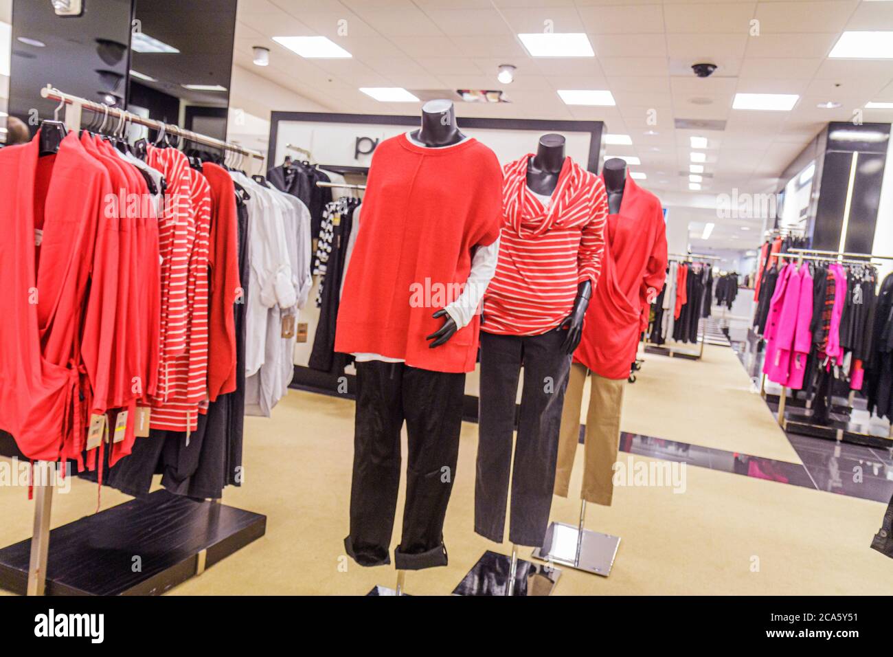 Boca Raton Florida, Palm Beach County, Boca Center, centro, centro commerciale, galleria, shopping shopper shopping negozi di negozi di mercato mercati di vendita di mercato, ret Foto Stock