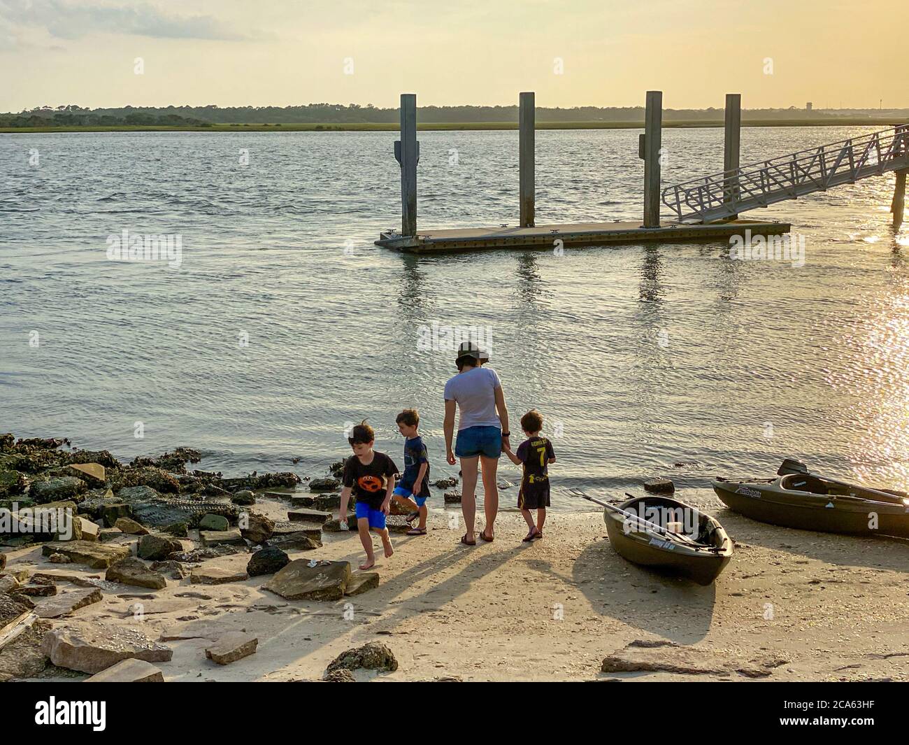 Canale navigabile Intracoastale. St. Augustine, Florida. Foto Stock