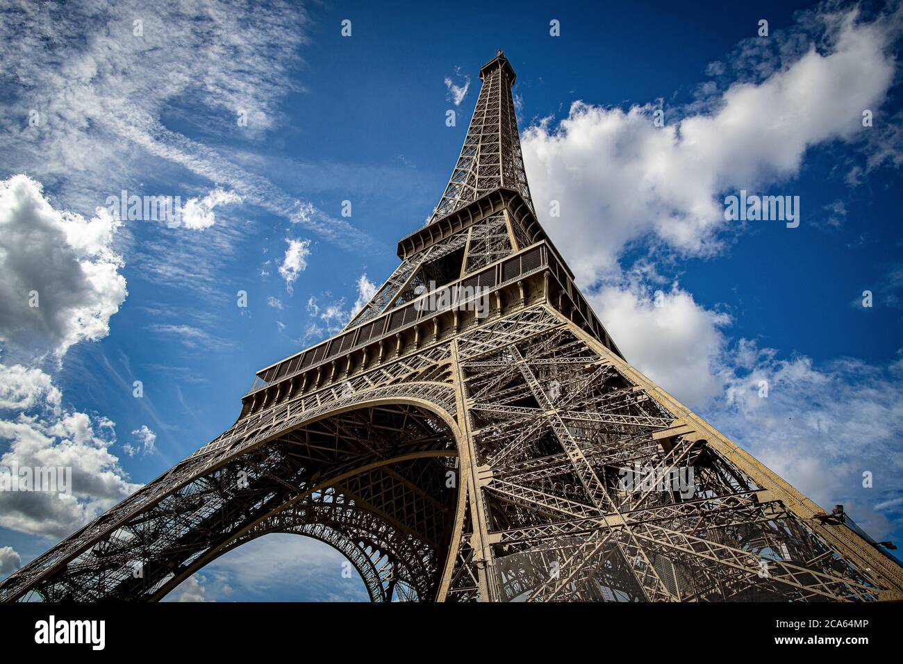 La Torre Eiffel a Parigi Foto Stock