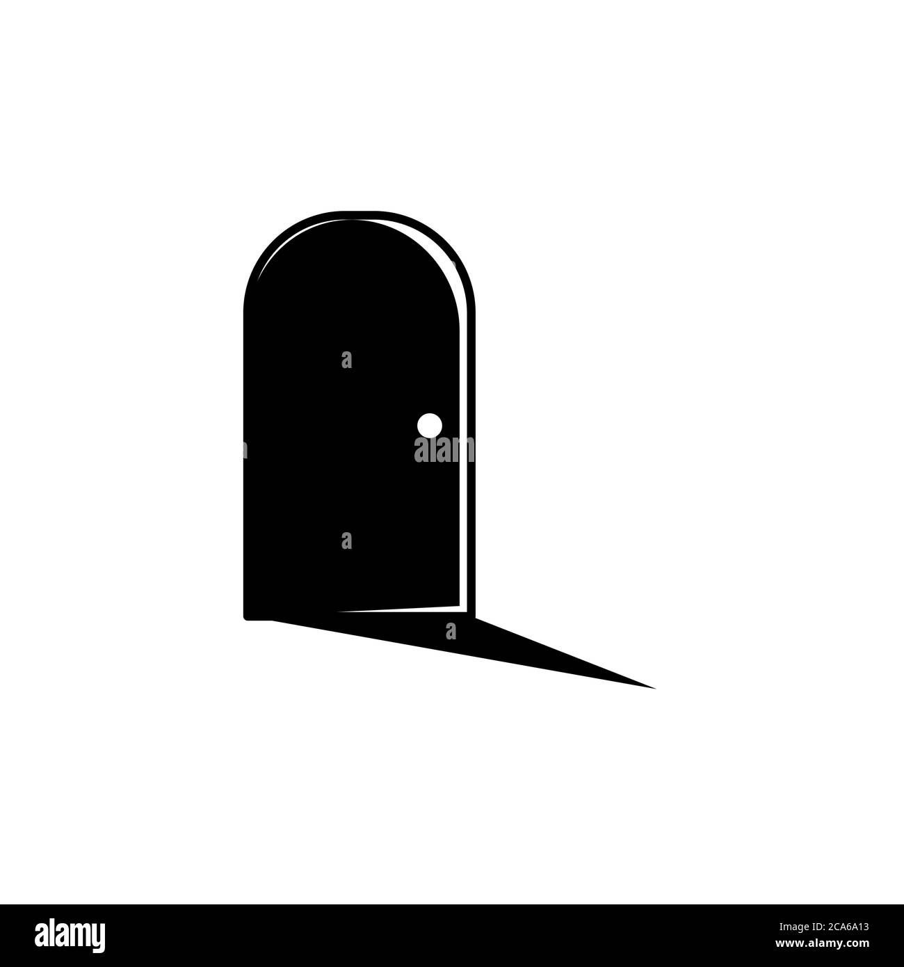 illustrazione del modello dell'icona del logo vettoriale della portiera Illustrazione Vettoriale