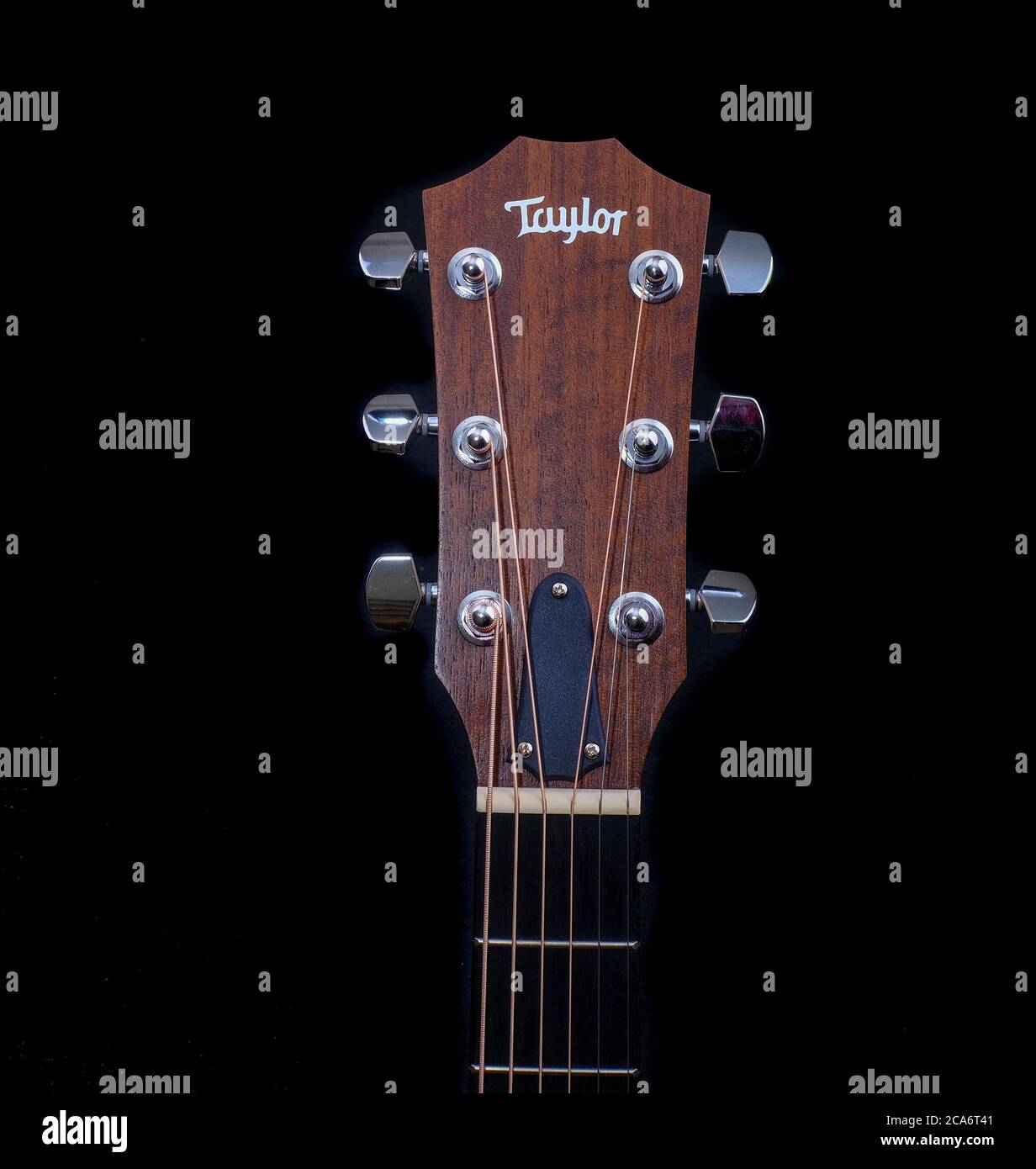Heastock su Taylor Guitar Foto Stock