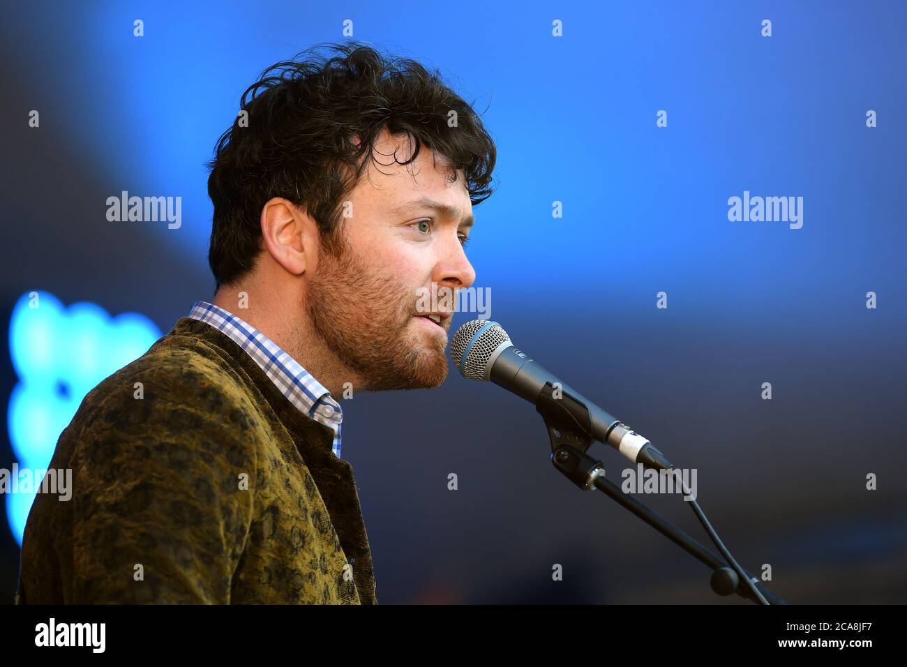 Benalla Festival 2019, Walley Howlett apparve il sabato sera. Foto Stock