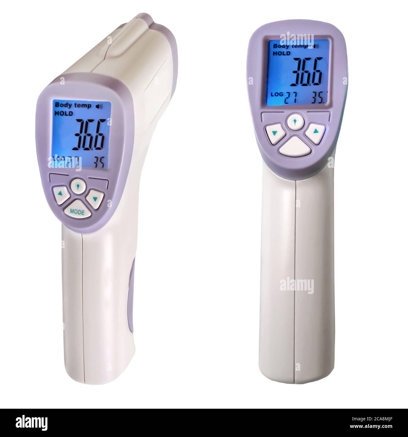 Termometro elettronico a infrarossi misurazione digitale senza contatto temperatura  corporea da Fahrenheit a Celsius. Termometro portatile per febbre per uso  domestico per adulti Foto stock - Alamy