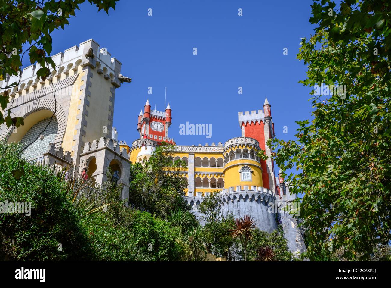 Palácio Nacional da pena (Palazzo pena), Sintra, Lisbona Foto Stock