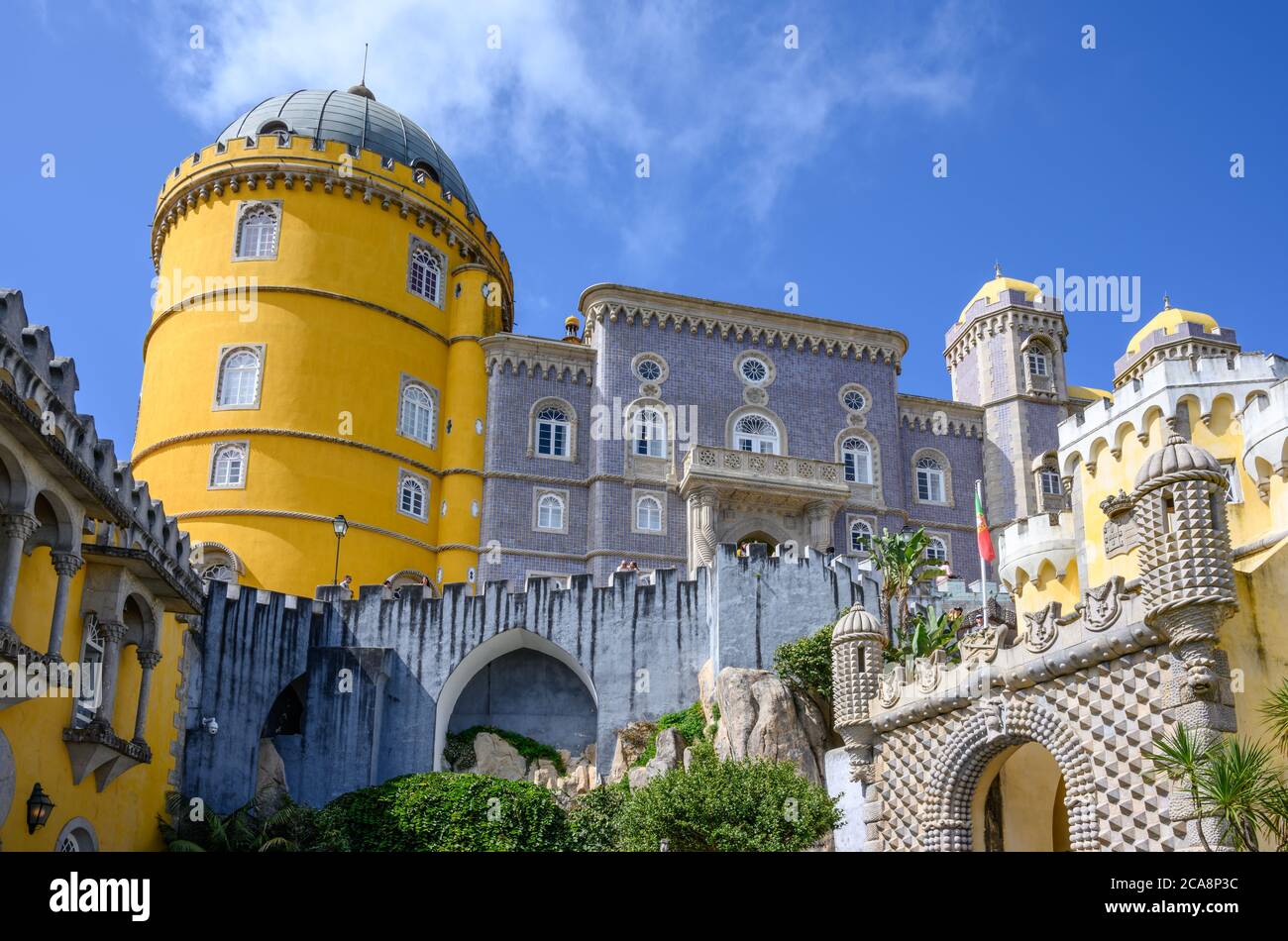 Palácio Nacional da pena (Palazzo pena), Sintra, Lisbona Foto Stock