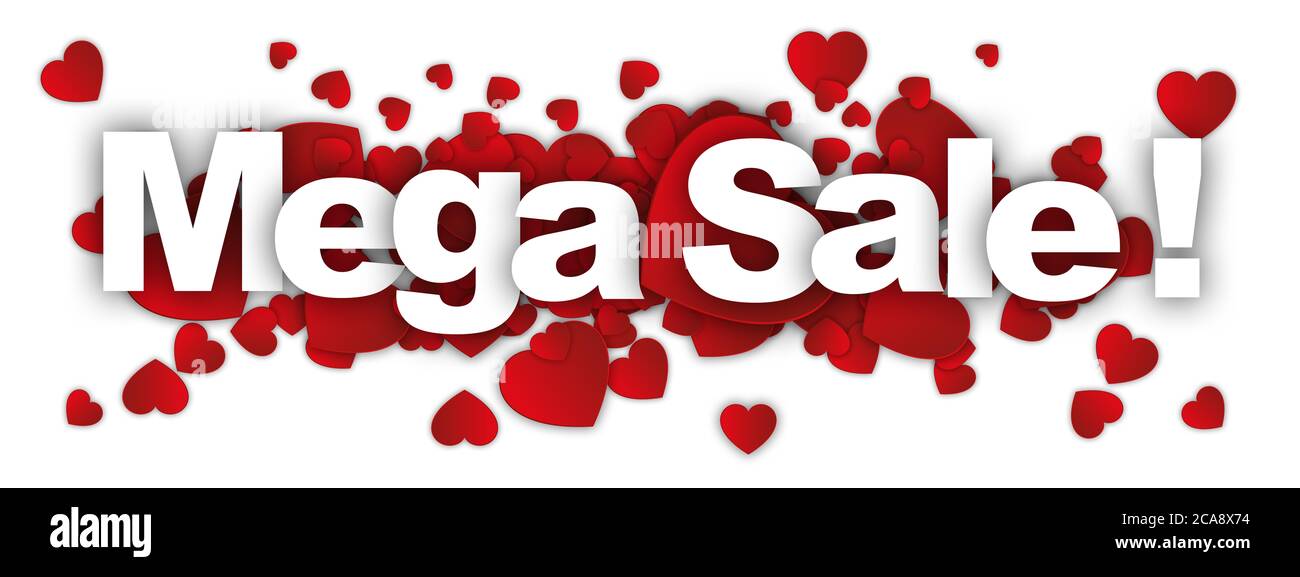 vendita mega Foto Stock