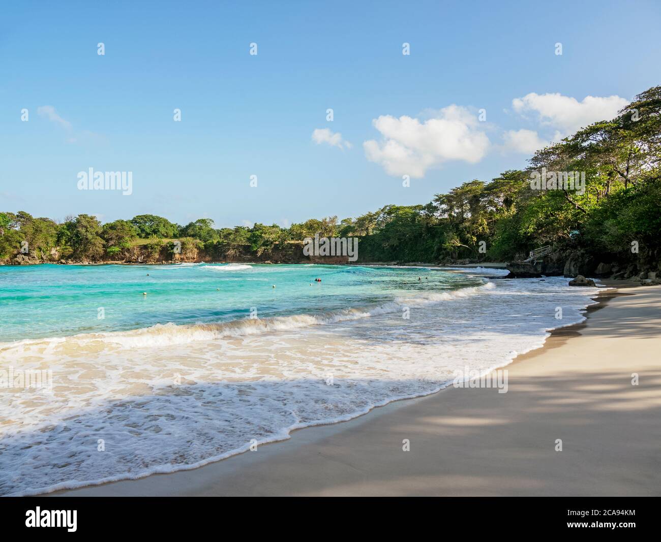 Boston Beach, Lynches Bay, Portland Parish, Giamaica, Indie Occidentali, Caraibi, America Centrale Foto Stock