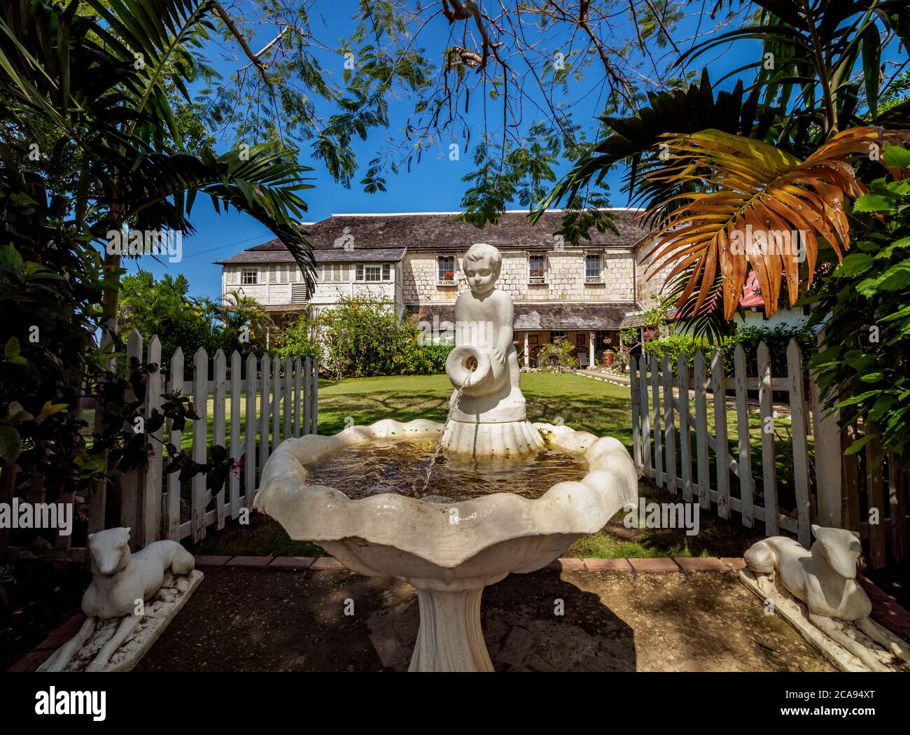 Greenwood Great House, Saint James Parish, Giamaica, Indie Occidentali, Caraibi, America Centrale Foto Stock