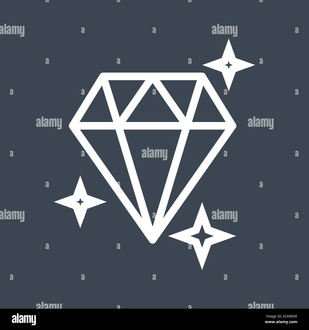Icona vettore di linea sottile brillante Illustrazione Vettoriale
