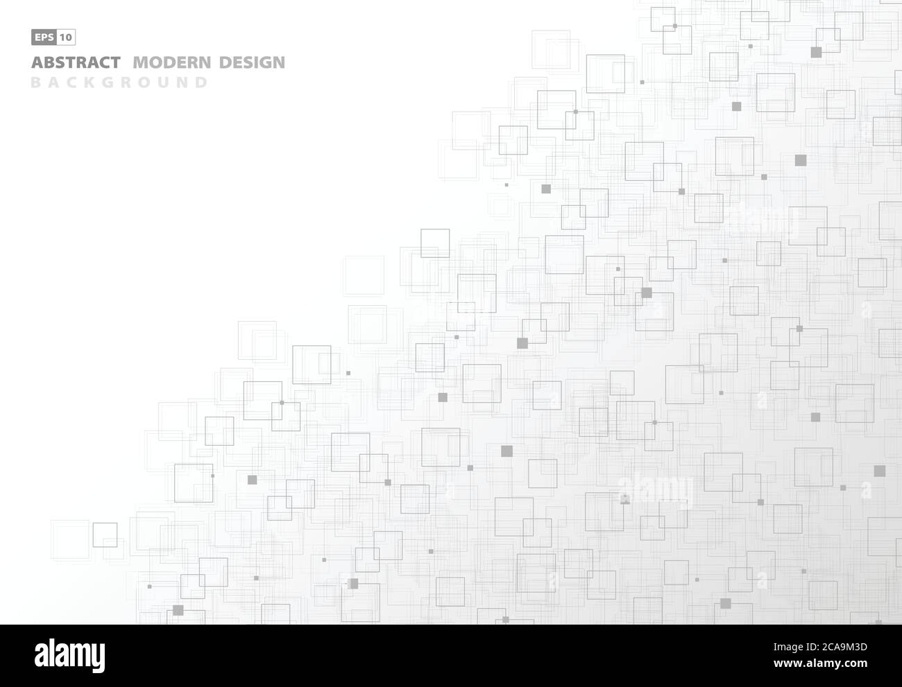 Astratto tecnologia piccolo quadrato nero motivo artwork sfondo. Da utilizzare per annunci, poster, grafica, modello, copertina, presentazione. Illustrazione Illustrazione Vettoriale