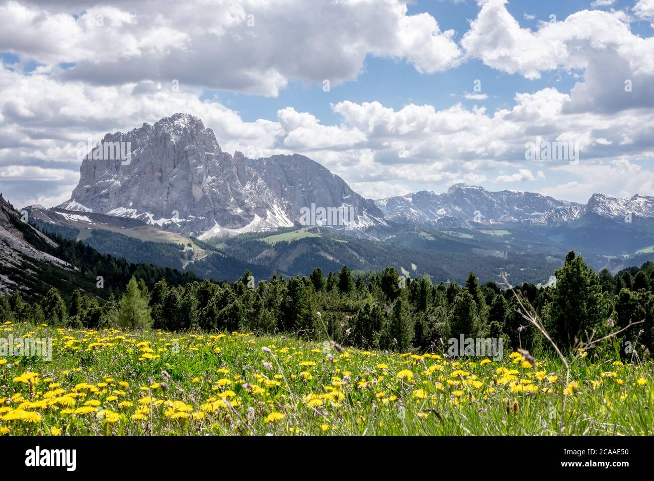 senti l'aria croccante alpina? Foto Stock
