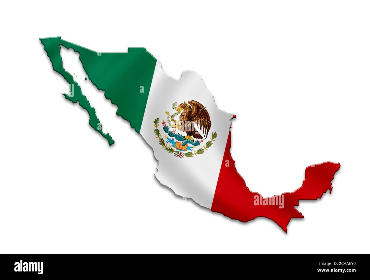Messico - icona mappa Foto Stock
