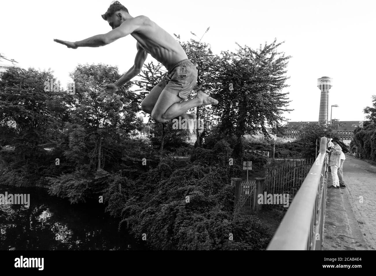 Linden Lindener Berg.Hannover.im Herrenhausen .Lindener Stauschleuse Foto Stock