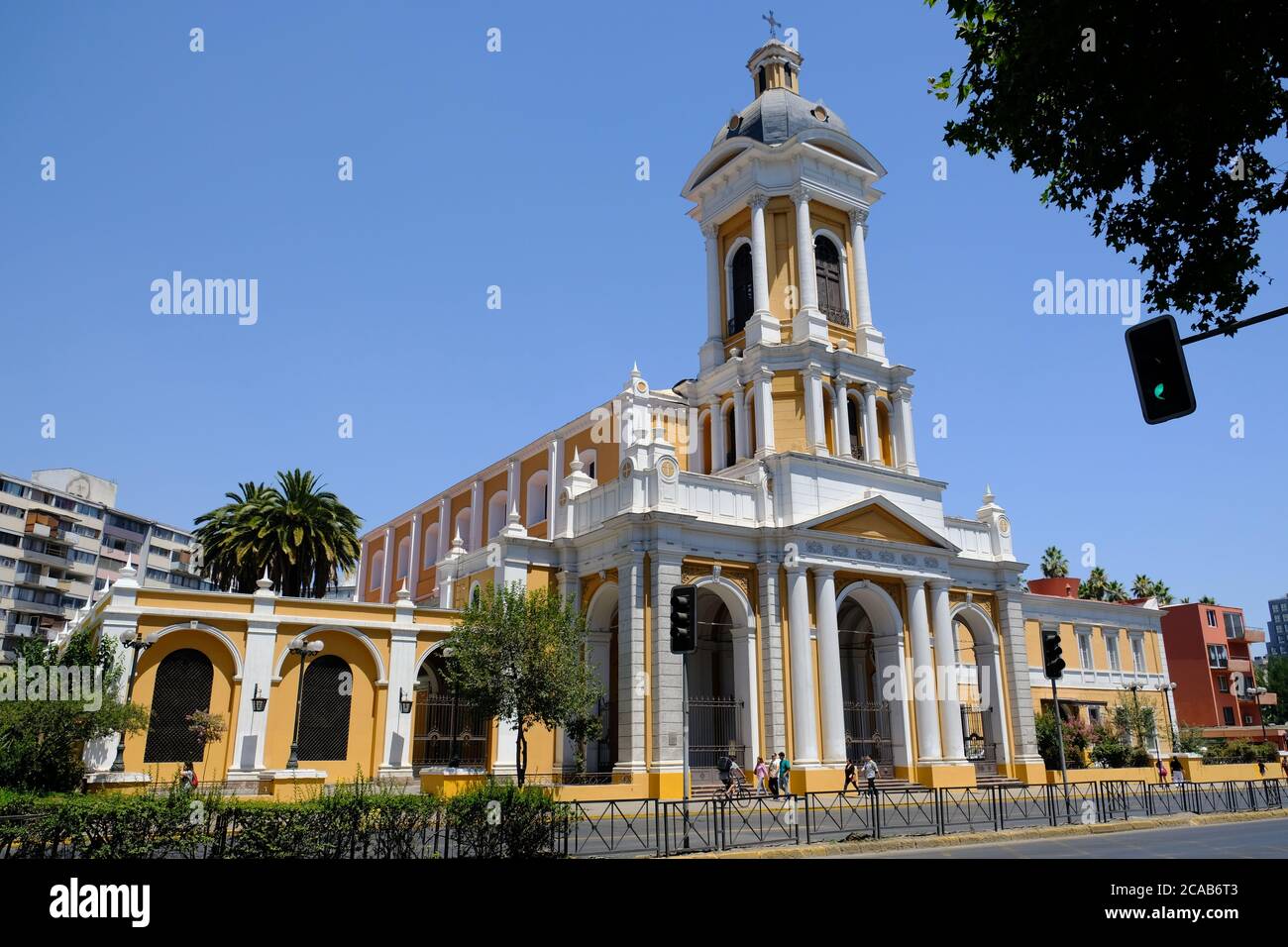 Cile Santiago - Chiesa della Divina Provvidenza (Iglesia de la Divina Providencia) Foto Stock