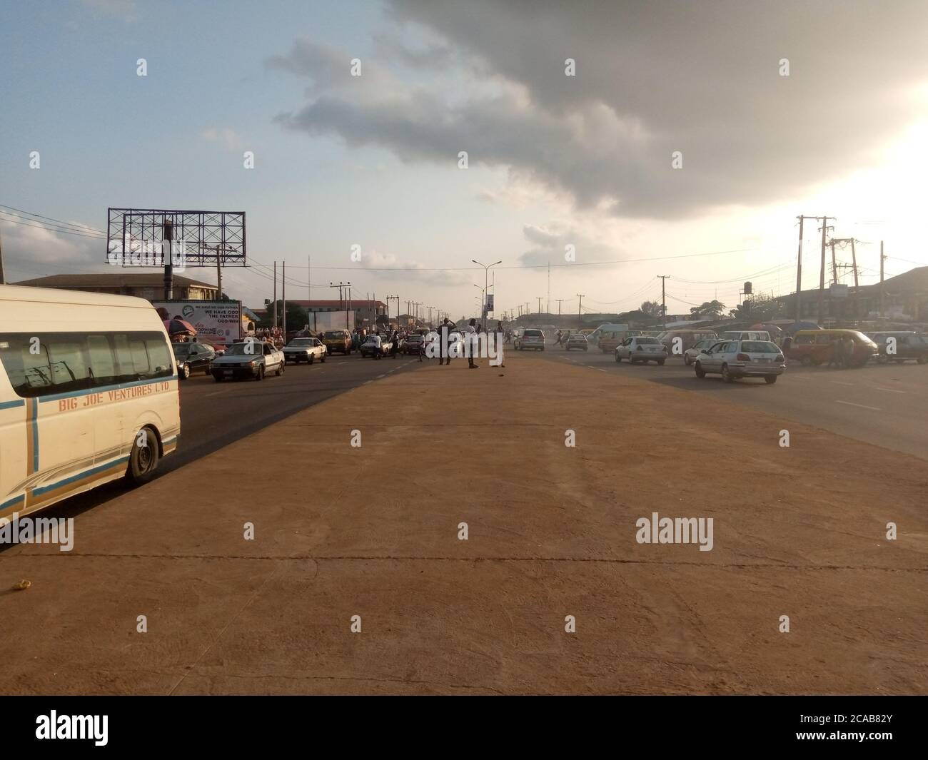 Campagna di governo dello Stato di Edo in Ring Road, Benin City, Edo state Foto Stock