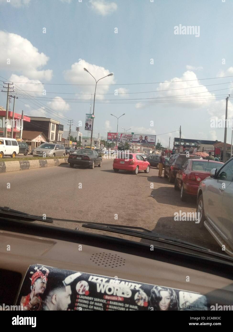 Campagna di governo dello Stato di Edo in Ring Road, Benin City, Edo state Foto Stock