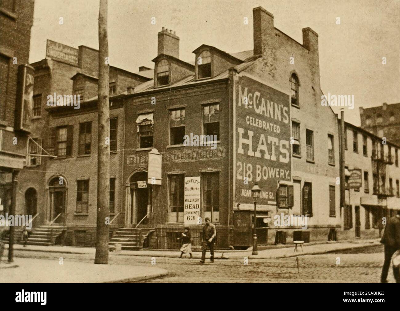 La casa di James Monroe a New York City al 63 di Prince Street. Il presidente James Monroe morì qui nel 1831 Foto Stock