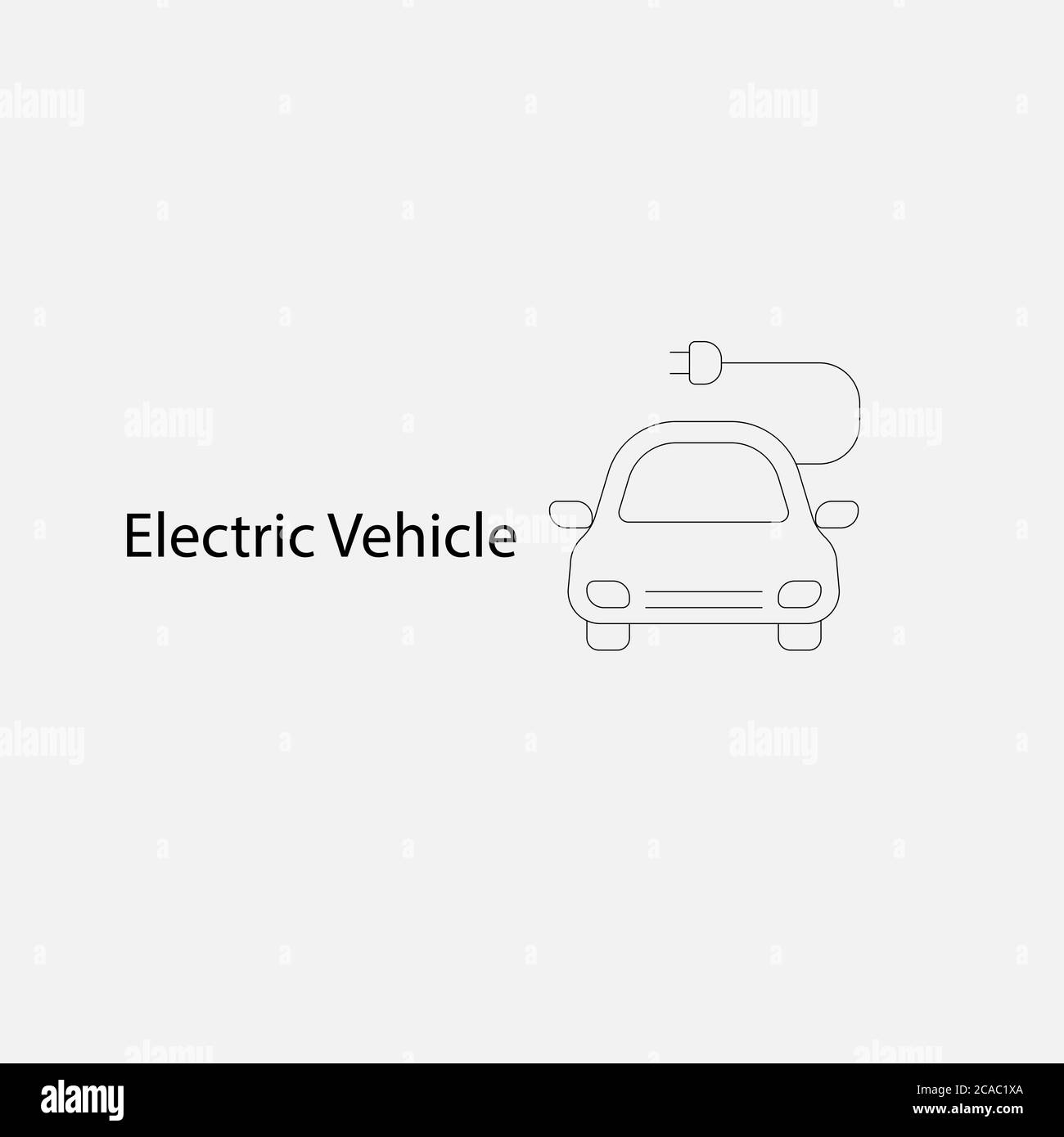BEV,EV,icona veicolo elettrico a batteria.icona veicolo elettrico e stazione di ricarica. Spina di alimentazione della batteria.carica domestica.batteria a stato solido.dispositivi Home link.cabina Illustrazione Vettoriale
