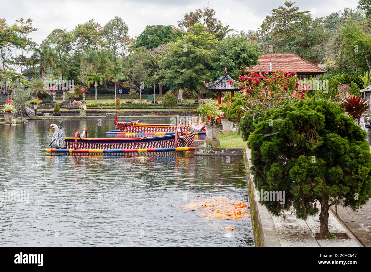 Tirta Gangga Water Palace (Taman Tirtagangga), ex palazzo dei re a Karangasem, Bali, Indonesia Foto Stock