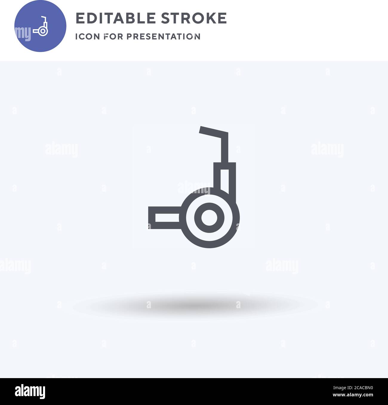 Vettore icona Segway, segno piatto riempito, pittogramma solido isolato su bianco, illustrazione del logo. Icona Segway per la presentazione. Illustrazione Vettoriale