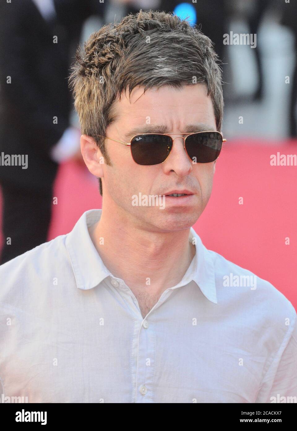 Noel Gallagher. 'George Harrison : vivere nel mondo dei materiali' prima del Regno Unito, BFI Southbank, Londra. REGNO UNITO Foto Stock