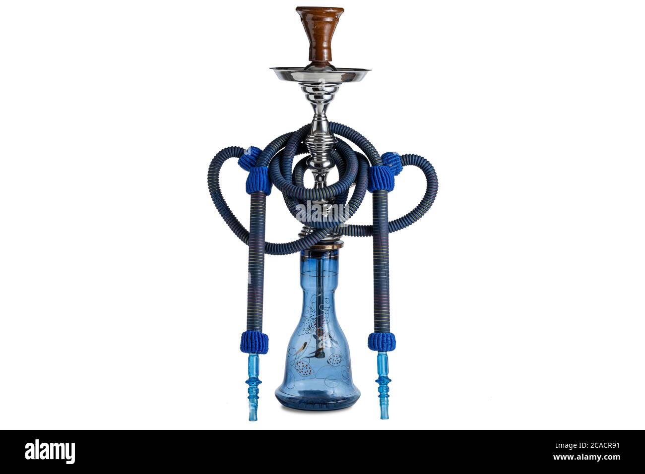 Gancio isolato o tubo dell'acqua con tubo flessibile Foto Stock