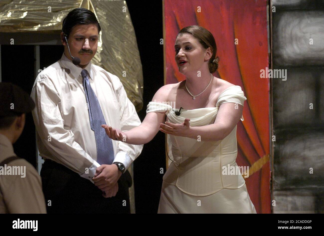 Brownsville, Texas USA, gennaio 2006: Gli studenti eseguono "evita" di Andrew Lloyd Webber alla Lopez High School. ©Bob Daemmrich Foto Stock