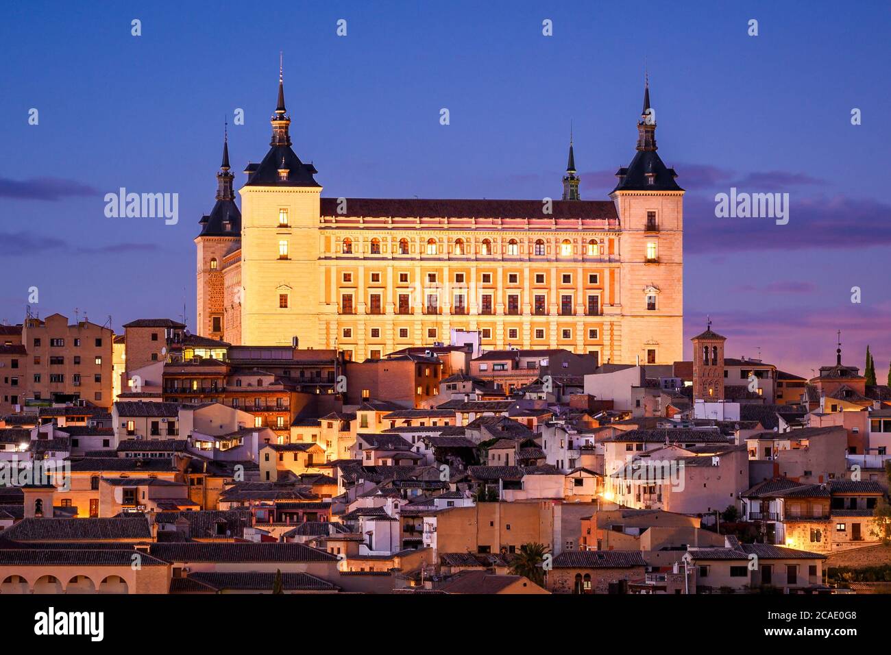 Palazzo Alcazar a Toledo, Spagna Foto Stock