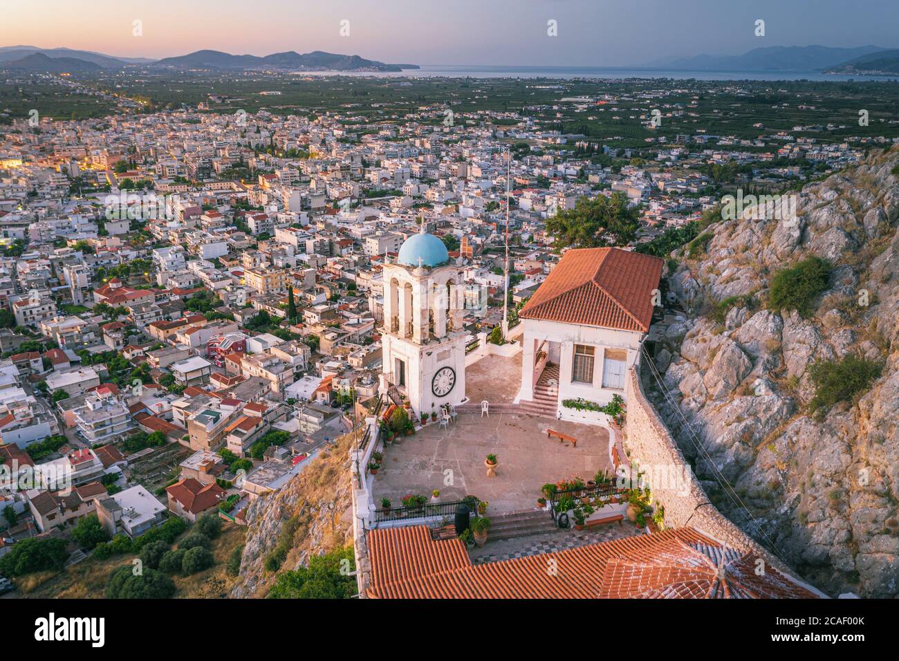 Monastero di Santa Maria (Katakekrimmeni) ad Argos, Grecia Foto Stock